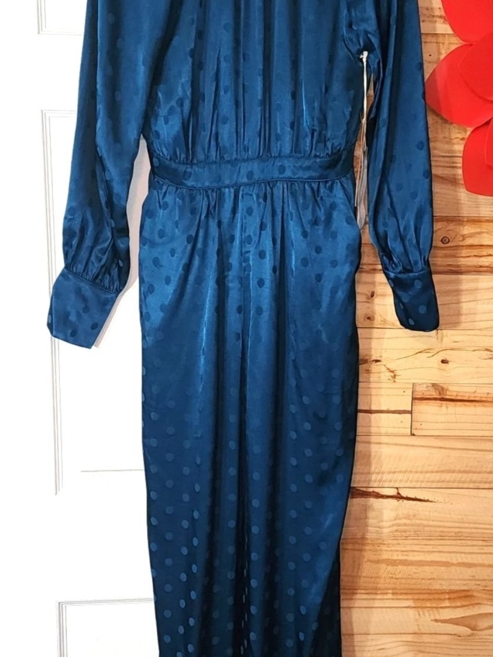 Happy X Nature Jumpsuit Open Back Dark Teal
